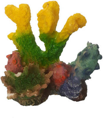 

SRI Artifical Coral Aquarium Decoration Ornament For Fish Tank Laterite Unplanted Substrate(Multicolor)