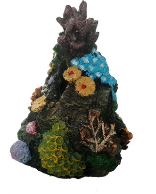 

SRI Aquarium Decorative Ornaments For Fish Tank Laterite Unplanted Substrate(Multicolor)