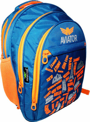 

Aviator Collage bag 30 L Backpack(Blue), Blue and orange
