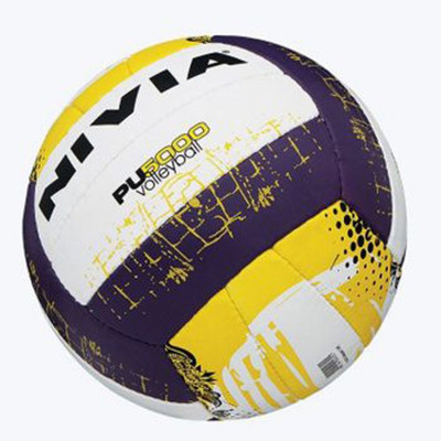 

Nivia PU-5000 Volleyball - Size: (Pack of 1, Yellow