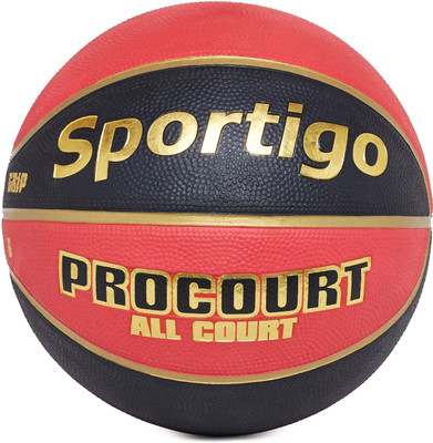 

Sportigo PROCOURT Imported Girls Basketball - Size: (Pack of 1, Red, Black, Gold, Black;red;gold