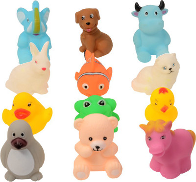 

Deep Animal Birds Soft Squeeze Small Toys Set Of 12 Bath Toy(Multicolor)