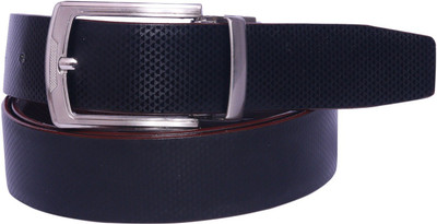 

OODI Men Black Artificial Leather Belt