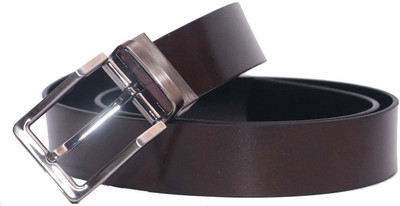 

Kiko Men Formal Brown Genuine Leather Reversible Belt