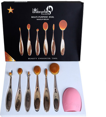 

London Pride Multi-Purpose Oval Makeup Brush Set(Pack of 6)