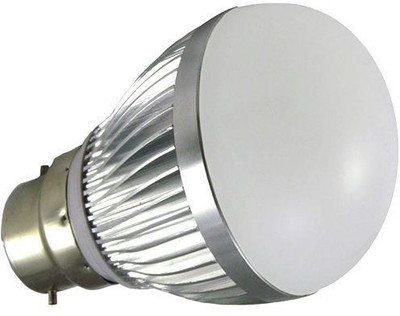 

HYGRID 3 W Round B22 LED Bulb(White)