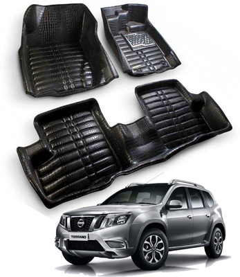 Cardon Plastic 5D Mat For  Nissan Terrano(Black)
