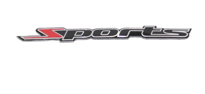 

Aura Sports Sticker for Hood, Bumper(Black, Red)