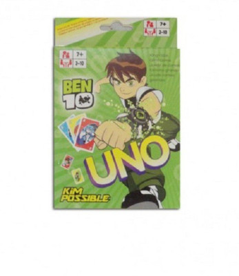

Funcart Ben 10 Uno playing cards for kids(Multicolor)