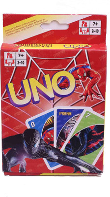 

Funcart Spiderman Uno playing Cards for kids(Multicolor)