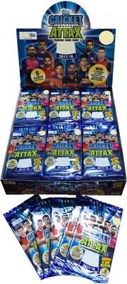 Topps CRICKET ATTAX 2017/18 FLOWPACK 120 PACKET