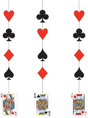 

Funcart Card Night Printed Hanging Cutouts(Multicolor)