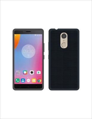 CASE CREATION Back Cover for Lenovo K6 Note Dotted Net Jalli High quality 0.3mm Matte Finish Totu Silicone Flexible Heat Resistant Soft Black Border Corner protection fashion with TPU Slim Fit Back Case Back Cover(Black, Silicon, Pack of: 1)