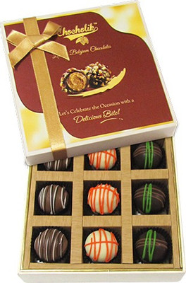 

Chocholik 9Pc Delightful Treat Of Milk Chocolate Truffles(126 g)