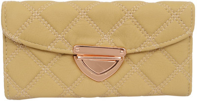 

Bagaholics Casual Beige, Gold Clutch