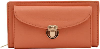 

Bagaholics Casual Orange, Gold Clutch, Gold;orange