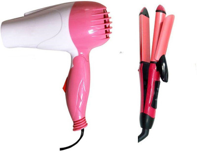 

Kemtech 2 in 1 hair straightner and dryer Personal Care Appliance Combo(Hair Dryer, Hair Straightener)