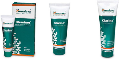 Himalaya bleminor cream 30 ml ,clarina face wash and mask(Set of 3)