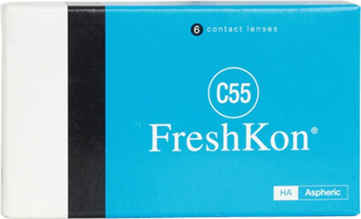

Freshkon C55 with LensCareKit by VisionsIndia Monthly(-8.50, Contact Lenses, Pack of 6)