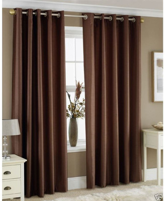 

Livingcreation 213 cm (7 ft) Polyester Door Curtain (Pack Of 2)(Plain, Multicolor)