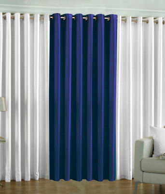 

Livingcreation 213 cm (7 ft) Polyester Door Curtain (Pack Of 3)(Plain, Multicolor)