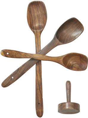 

craftspoint Wood Cutlery Set(Pack of 4)