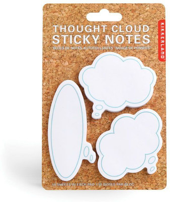 

Kikkerland Mini Memo Pad(Thought Cloud, Multicolor)
