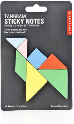 

Kikkerland Mini Memo Pad(Tangram, Multicolor)