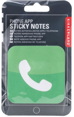 

Kikkerland Mini Memo Pad(Phone App, Multicolor)
