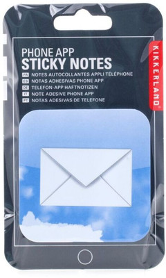 

Kikkerland Mini Memo Pad(Phone App, Multicolor)