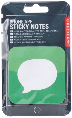 

Kikkerland Mini Memo Pad(Phone App, Multicolor)