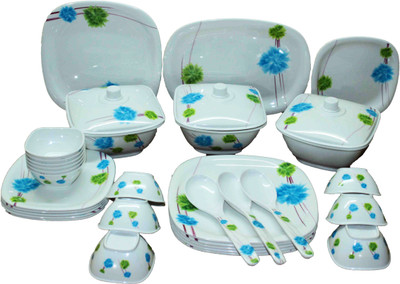 

Craftwell Everyday Pack of 34 Dinner Set(Melamine)