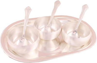 GS Museum Pack of 7 Dinner Set(Silver Plated)