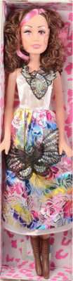 

Deep Beauty Queen Doll In Vibrant Color Dress Large (28 Inches Tall)(Multicolor)