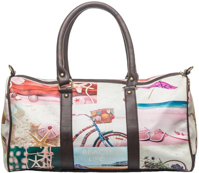 

Band Box Beach Duffel Bags Duffel Strolley Bag(Multicolor)