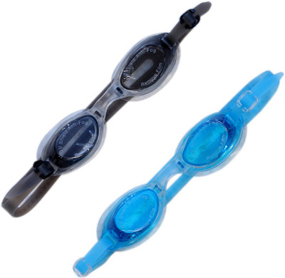 

Sportshour Antifog Swimming Goggles(Black, Blue)