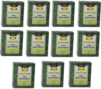 

Khadi Pure Herbal Black Mehndi Hair Color(Black)