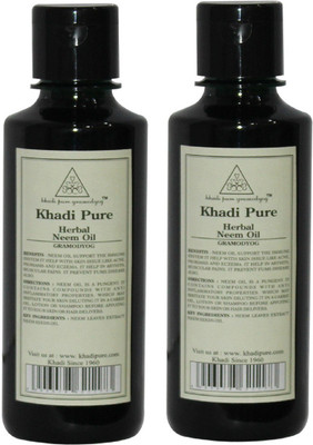 

Khadi Pure Herbal Neem Oil Hair Oil(420 ml)