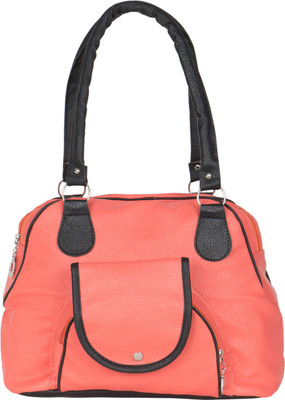 

Cottage Hand-held Bag(Pink, Black), Black;pink