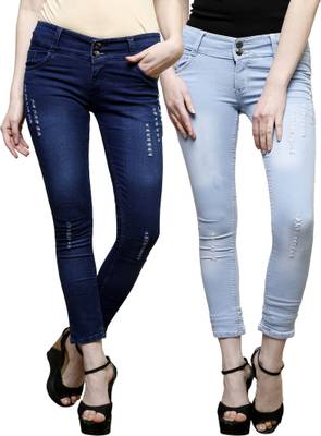 NGT Slim Women's Dark Blue, Light Blue Jeans