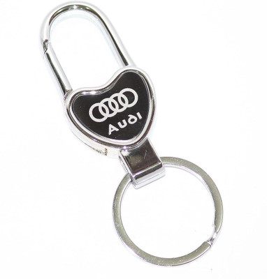 

Aura Unique Heart Shape Audi Logo Key Chain