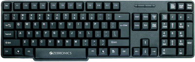 

Zebronics k 11 Wired USB Laptop Keyboard(Black)