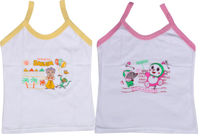 

IndiWeaves Camisole Bodysuit Slip For Girls(White, Pack of 2