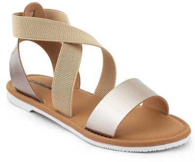 

KITTENS Girls Buckle Flats(Beige