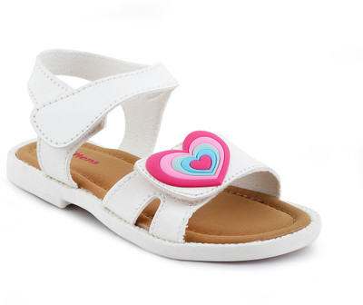 

KITTENS Girls Buckle Flats(White