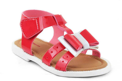 

KITTENS Girls Buckle Flats(Red