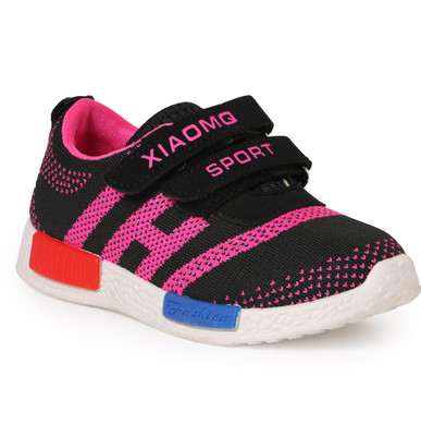 

N Five Girls Velcro Casual Boots(Multicolor, Pink