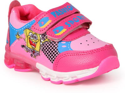 

N Five Girls Velcro Casual Boots(Multicolor, Pink