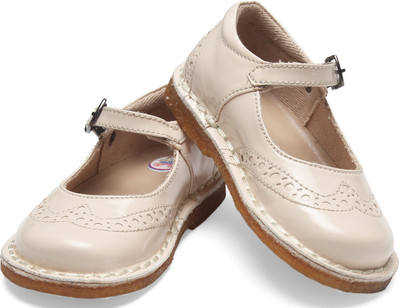 Teddy Toes Girls Strap Dancing Shoes(Beige