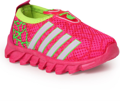 

N Five Girls Velcro Casual Boots(Multicolor, Pink
